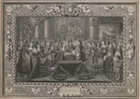 Cérémonie du mariage de Louis XIV Roi de France et de Navarre avec la Sérénissime Infante Marie Thérèse d'Autriche fille aînée de Philippe IV Roi d'Espagne en MDCLX