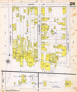 1886: Atlantic City Sanborn Sheet 28 Map
