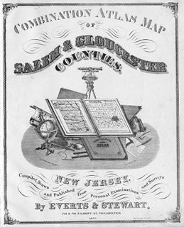 Everts & Stewart. Combination Atlas Map of Salem & Gloucester Counties, New Jersey:Compiled, Drawn and Published from Personal Examinations and Surveys (Philadelphia: Everts & Stewart, 1876) [courtesy of Joseph J. Felcone]. 86 pp., including maps. No scales given.